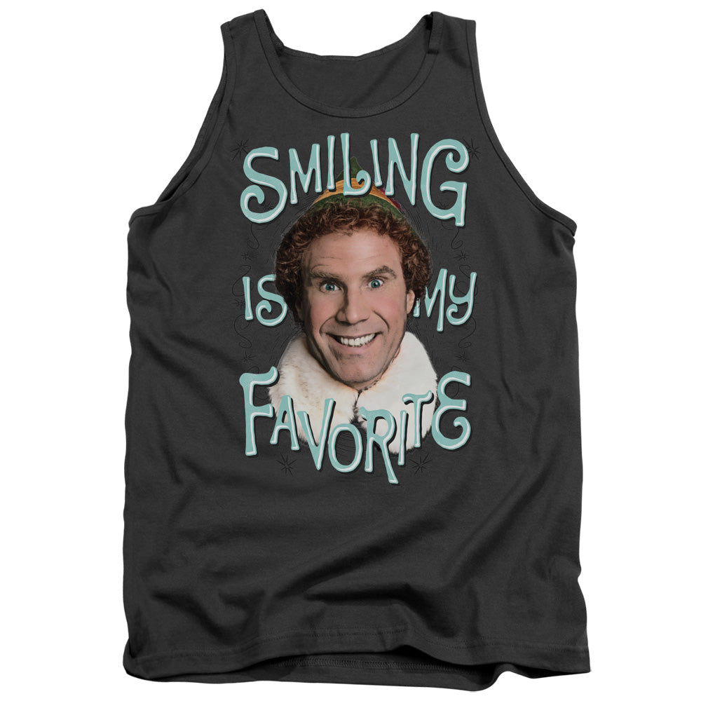 ELF/SMILING - ADULT TANK - CHARCOAL