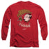 A CHRISTMAS STORY/FUDGE -  L/S ADULT 18/1  - RED
