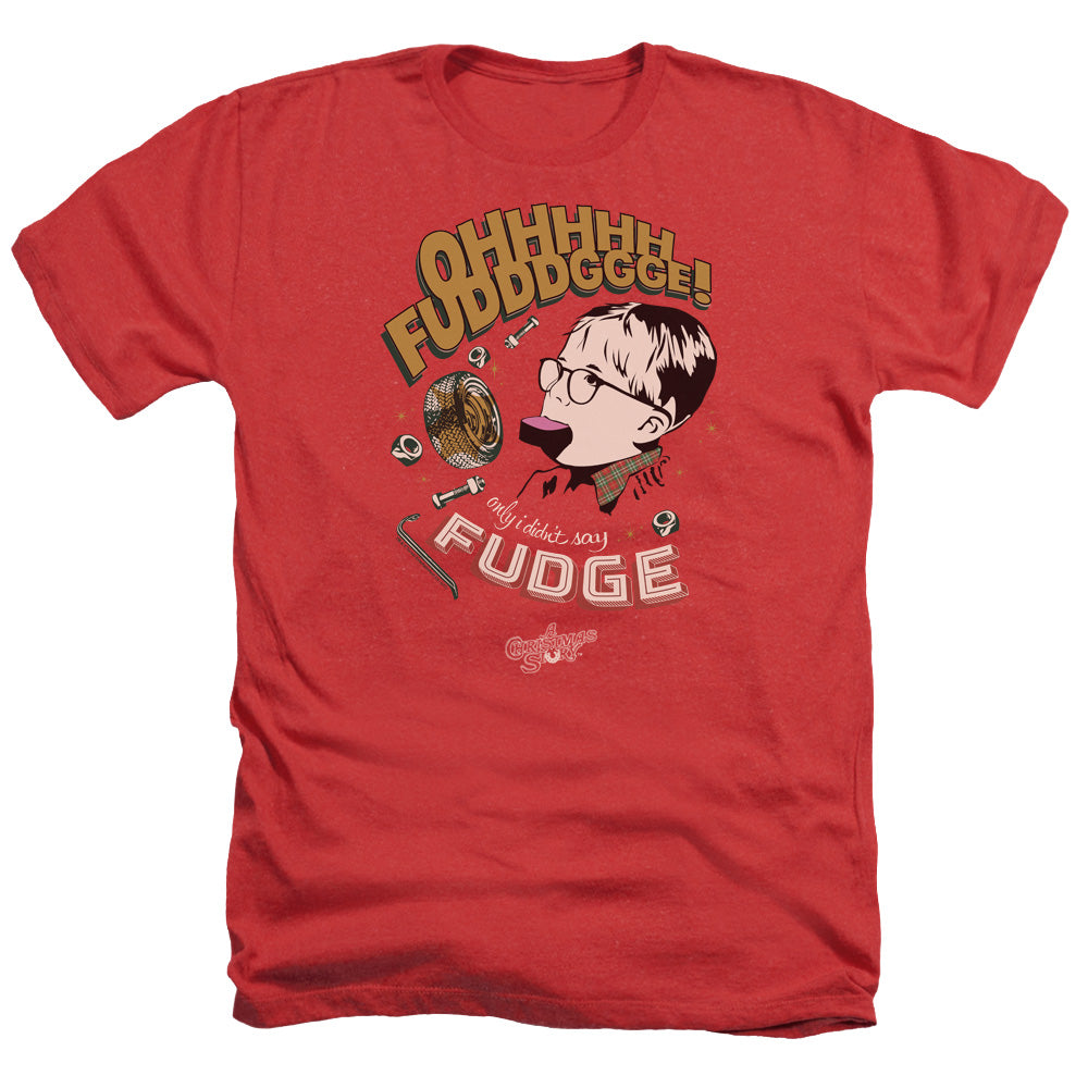 A CHRISTMAS STORY/FUDGE - ADULT HEATHER - RED