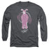 A CHRISTMAS STORY/PINK NIGHTMARE -  L/S ADULT 18/1  - CHARCOAL
