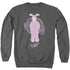 A CHRISTMAS STORY/PINK NIGHTMARE - ADULT CREWNECK SWEATSHIRT - CHARCOAL