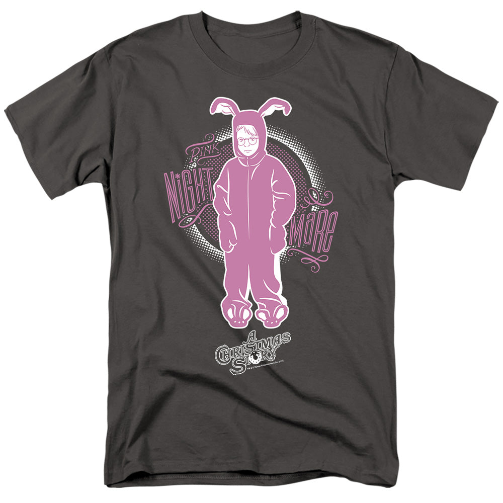 A CHRISTMAS STORY/PINK NIGHTMARE - S/S ADULT 18/1 - CHARCOAL