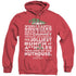 CHRISTMAS VACATION/JOLLIEST BUNCH - ADULT HEATHER HOODIE - RED