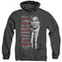 CHRISTMAS VACATION/PROFANITIES - ADULT HEATHER HOODIE - BLACK