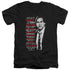CHRISTMAS VACATION/PROFANITIES - S/S ADULT V-NECK 30/1 - BLACK