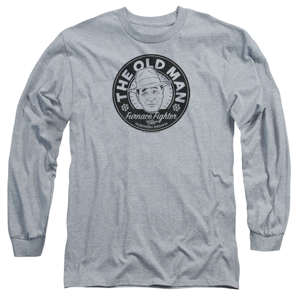A CHRISTMAS STORY/THE OLD MAN -  L/S ADULT 18/1  - ATHLETIC HEATHER