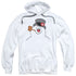 FROSTY THE SNOWMAN/FROSTY FACE - ADULT PULLOVER HOODIE - WHITE