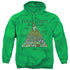 ELF/FOOD PYRAMID - ADULT PULLOVER HOODIE - KELLY GREEN