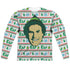 ELF/ELF SWEATER (FRONT/BACK PRINT) - L/S ADULT POLY CREW  - MULTI