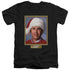 CHRISTMAS VACATION/HALLELUJAH - S/S ADULT V-NECK 30/1 - BLACK