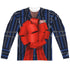 CHRISTMAS VACATION/FRANK SHIRLEY (FRONT/BACK PRINT) - L/S ADULT POLY CREW  - MULTI