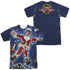 CHRISTMAS VACATION/ELECTRIFIED (FRONT/BACK PRINT) - S/S ADULT POLY CREW - MULTI