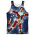 CHRISTMAS VACATION/ELECTRIFIED (FRONT/BACK PRINT) - ADULT POLY TANK TOP - MULTI