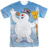 FROSTY THE SNOWMAN/FROSTY WAVE (FRONT/BACK PRINT) - S/S ADULT POLY CREW - MULTI