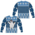 FROSTY THE SNOWMAN/FROSTY SWEATER (FRONT/BACK PRINT) - L/S ADULT POLY CREW  - MULTI