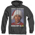 CHRISTMAS VACATION/MERRY KISS - ADULT HEATHER HOODIE - BLACK