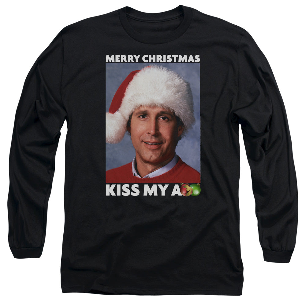CHRISTMAS VACATION/MERRY KISS -  L/S ADULT 18/1  - BLACK