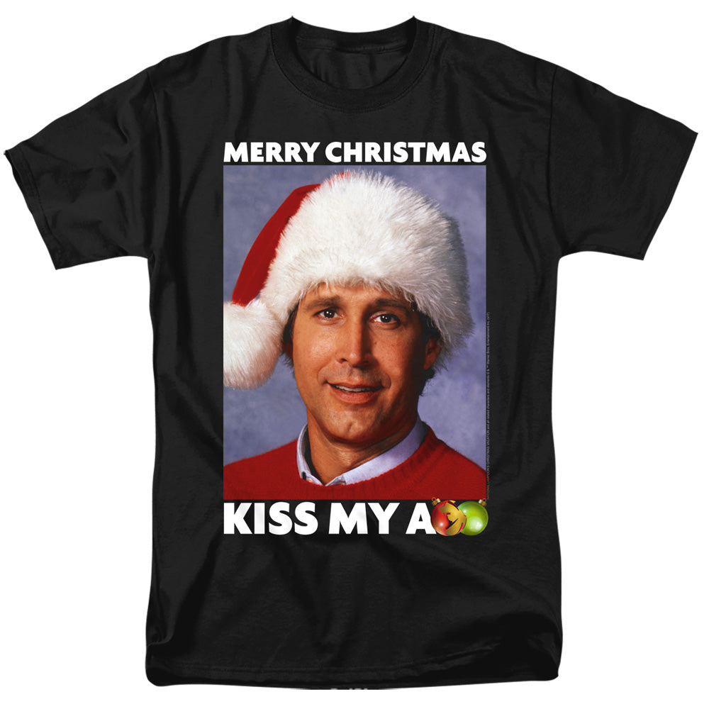 CHRISTMAS VACATION/MERRY KISS - S/S ADULT 18/1 - BLACK