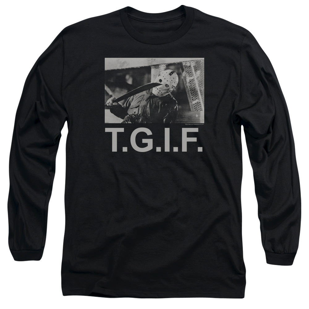 FRIDAY THE 13TH/TGIF - L/S ADULT 18/1 - BLACK