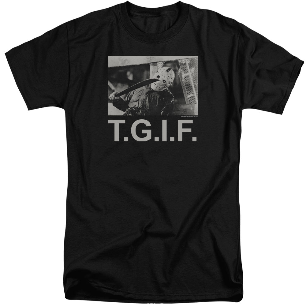 FRIDAY THE 13TH/TGIF - S/S ADULT TALL 18/1 - BLACK
