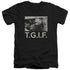 FRIDAY THE 13TH/TGIF - S/S ADULT V-NECK 30/1 - BLACK