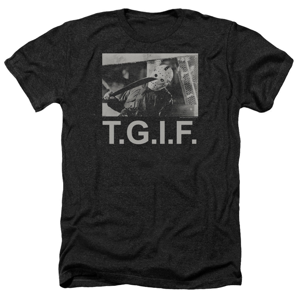 FRIDAY THE 13TH/TGIF - ADULT HEATHER - BLACK