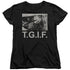 FRIDAY THE 13TH/TGIF - S/S WOMENS TEE - BLACK
