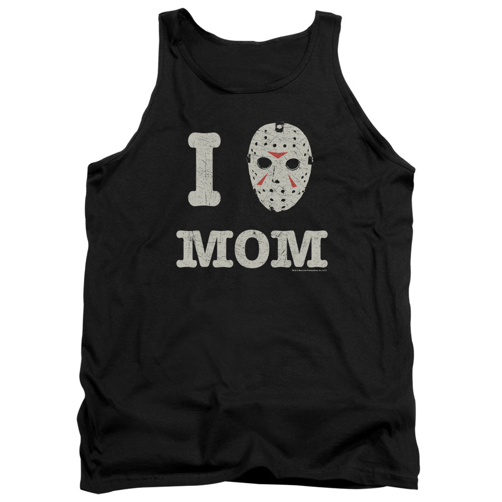 FRIDAY THE 13TH/MOMMAS BOY - ADULT TANK - BLACK