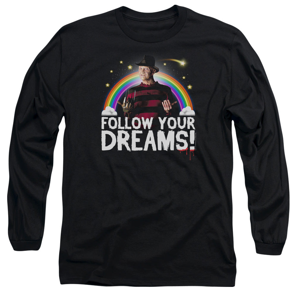 FRIDAY THE 13TH/FOLLOW YOUR DREAMS - L/S ADULT 18/1 - BLACK