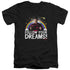 FRIDAY THE 13TH/FOLLOW YOUR DREAMS - S/S ADULT V-NECK 30/1 - BLACK