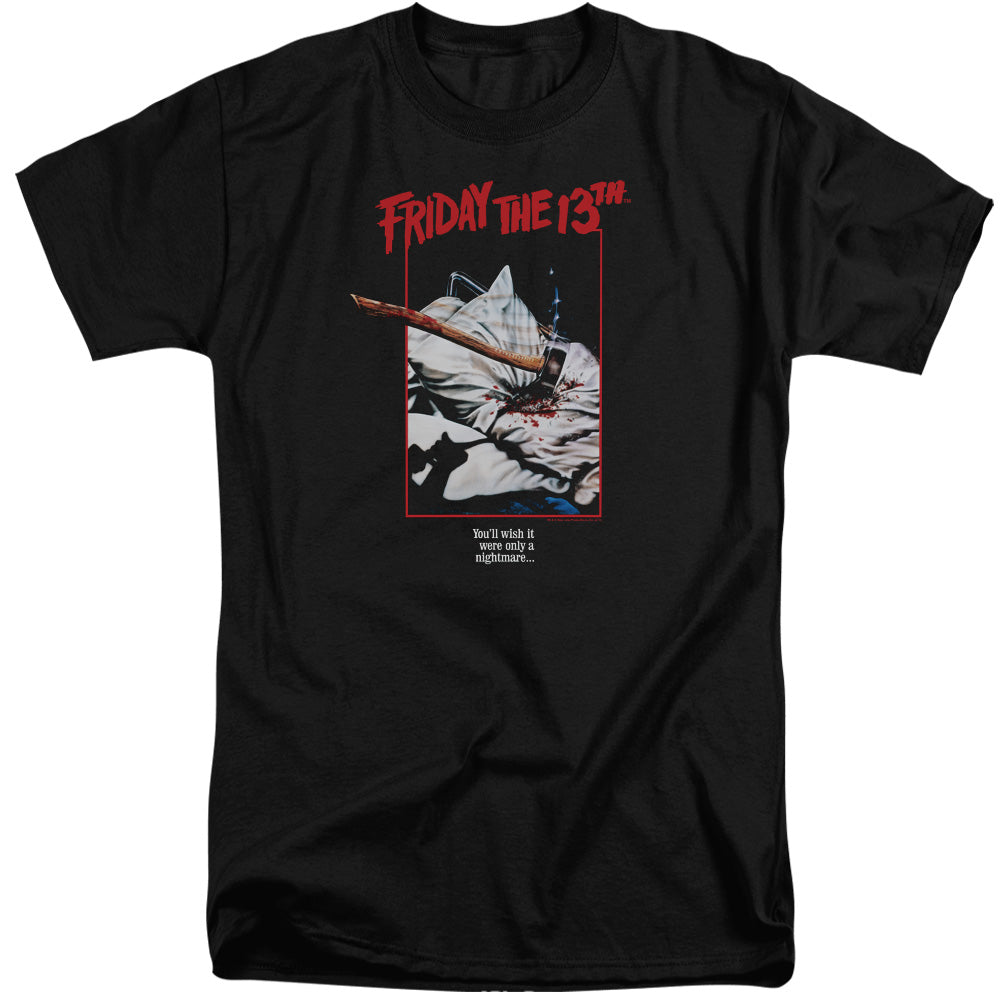 FRIDAY THE 13TH/AXE POSTER - S/S ADULT TALL 18/1 - BLACK
