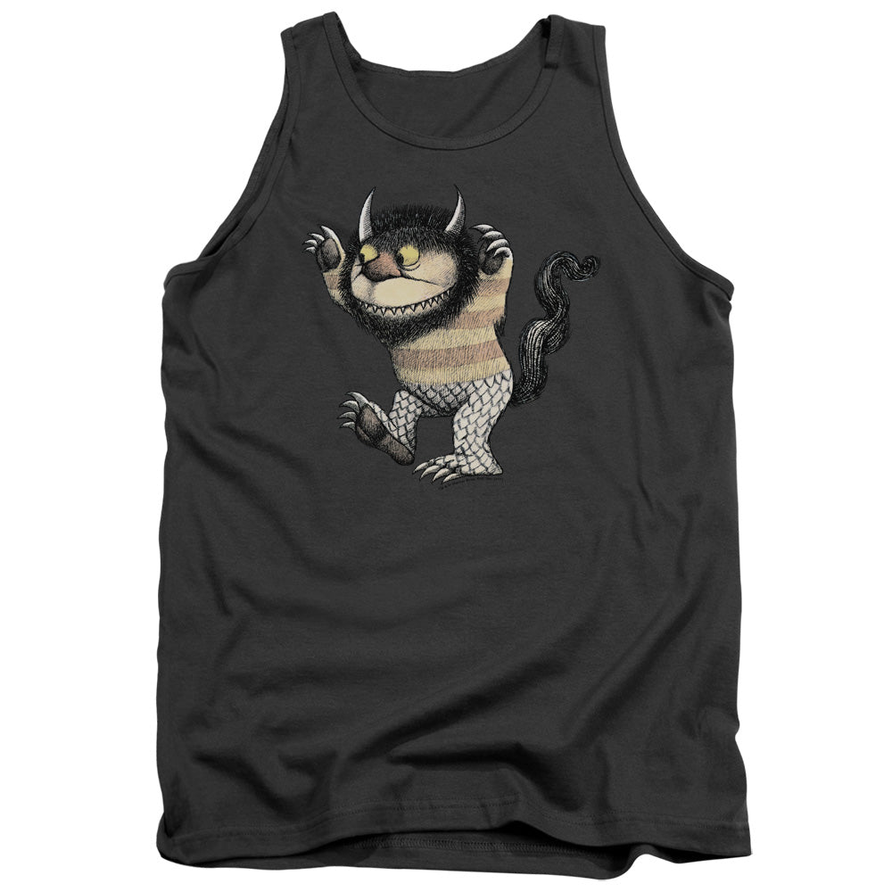 WHERE THE WILD THINGS ARE/CAROL - ADULT TANK - CHARCOAL