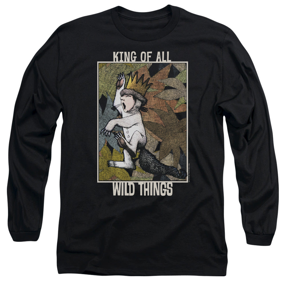WHERE THE WILD THINGS ARE/KING OF ALL WILD THINGS - L/S ADULT 18/1 - BLACK