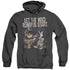 WHERE THE WILD THINGS ARE/WILD RUMPUS - ADULT HEATHER HOODIE - BLACK