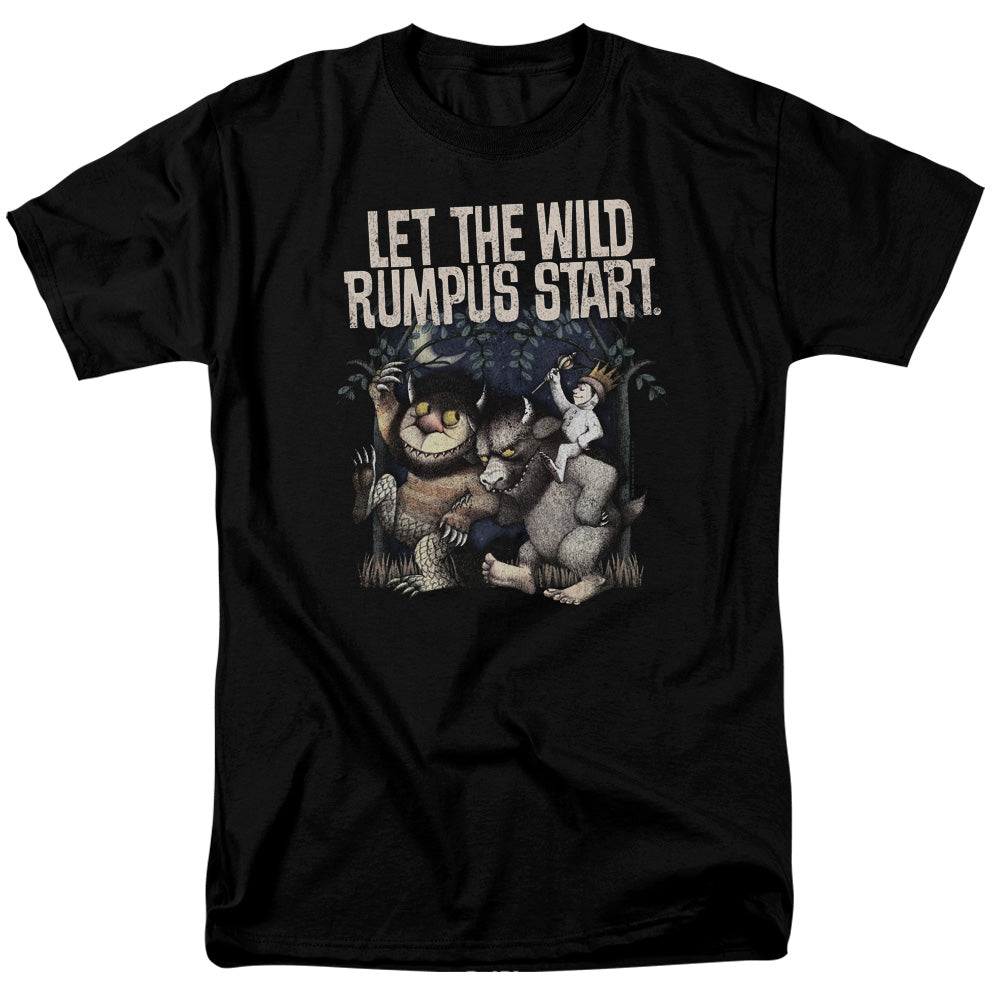 WHERE THE WILD THINGS ARE/WILD RUMPUS - S/S ADULT 18/1 - BLACK