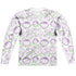 WHERE THE WILD THINGS ARE/WILD SCRIBBLE (FRONT/BACK PRINT) - L/S ADULT POLY CREW  - MULTI