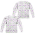 WHERE THE WILD THINGS ARE/WILD SCRIBBLE (FRONT/BACK PRINT) - L/S ADULT POLY CREW  - MULTI