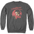 NIGHTMARE ON ELM STREET/FREDDY CIRCLE - ADULT CREWNECK SWEATSHIRT - CHARCOAL
