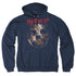 FRIDAY THE 13TH/ROUGH MASK - ADULT PULLOVER HOODIE - NAVY