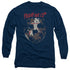 FRIDAY THE 13TH/ROUGH MASK - L/S ADULT 18/1 - NAVY