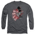 NIGHTMARE ON ELM STREET/PLAYING WITH POWER - L/S ADULT 18/1 - CHARCOAL