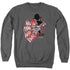 NIGHTMARE ON ELM STREET/PLAYING WITH POWER - ADULT CREWNECK SWEATSHIRT - CHARCOAL