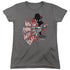 NIGHTMARE ON ELM STREET/PLAYING WITH POWER - S/S WOMENS TEE - CHARCOAL