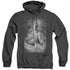 CORPSE BRIDE/BIRD DISSOLVE - ADULT HEATHER HOODIE - BLACK