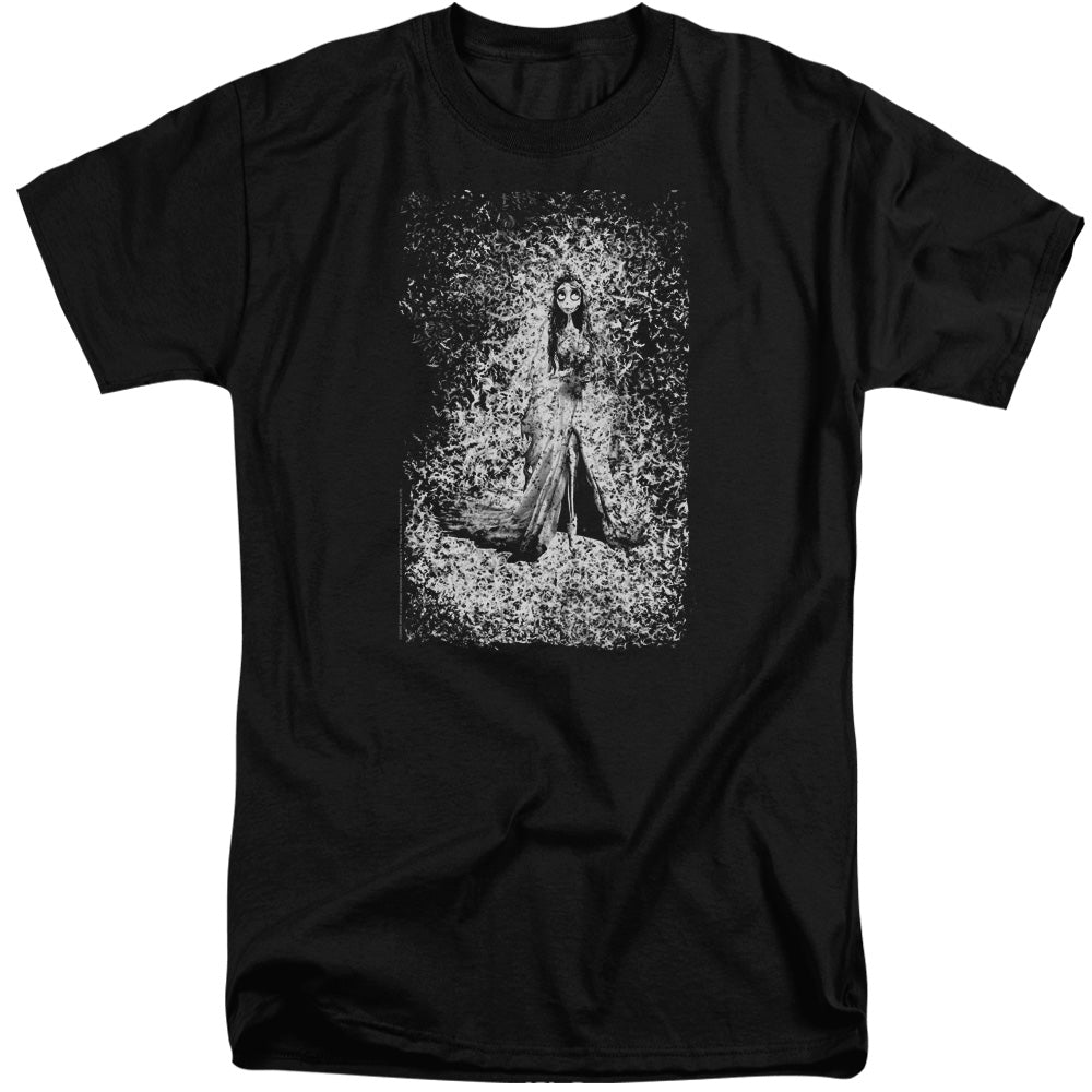 CORPSE BRIDE/BIRD DISSOLVE - S/S ADULT TALL 18/1 - BLACK