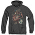 NIGHTMARE ON ELM STREET/ELM ST - ADULT HEATHER HOODIE - BLACK