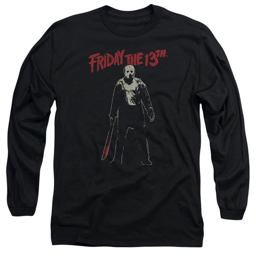 FRIDAY THE 13TH/CHCHCH AHAHAH - L/S ADULT 18/1 - BLACK