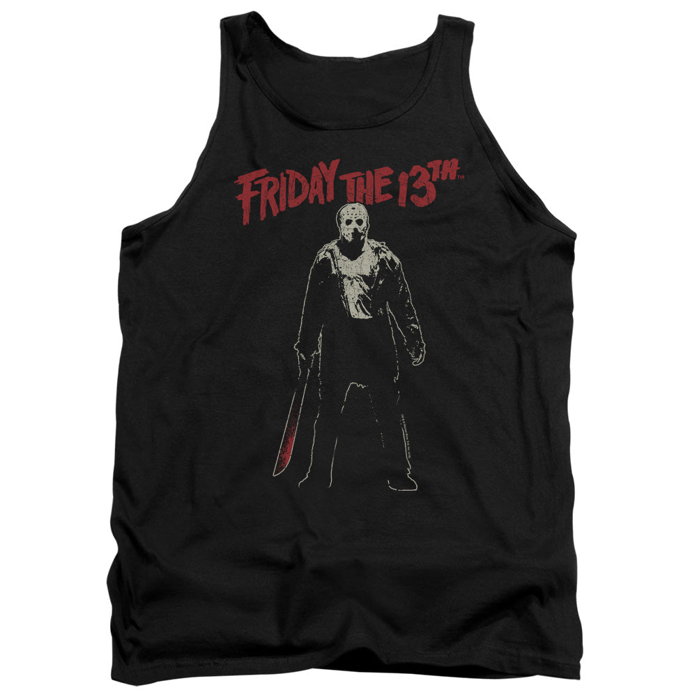 FRIDAY THE 13TH/CHCHCH AHAHAH - ADULT TANK - BLACK