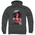 NIGHTMARE ON ELM STREET/ILLUSTRATED EUROPEAN POSTER - ADULT PULLOVER HOODIE - CHARCOAL