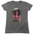 NIGHTMARE ON ELM STREET/ILLUSTRATED EUROPEAN POSTER - S/S WOMENS TEE - CHARCOAL